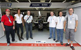 BRITISH GRAND PRIX RACE MARSHALS ENJOY AT&T WILLIAMS F1 TEAM HOSPITALITY